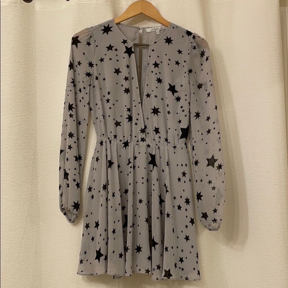 Lovers + Friends long sleeve star dress